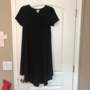 XS black Lularoe Carly dress